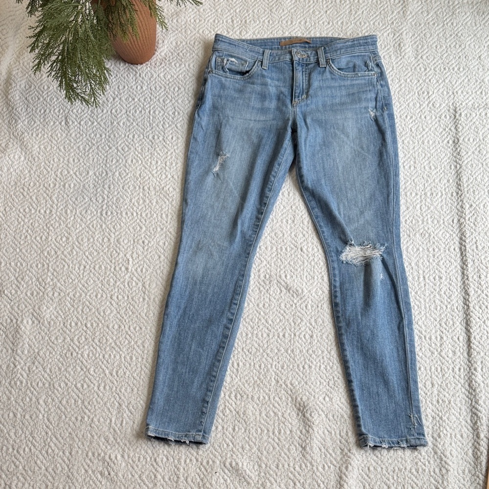Joe's  Light Blue Skinny Ankle Jeans Sz W 27